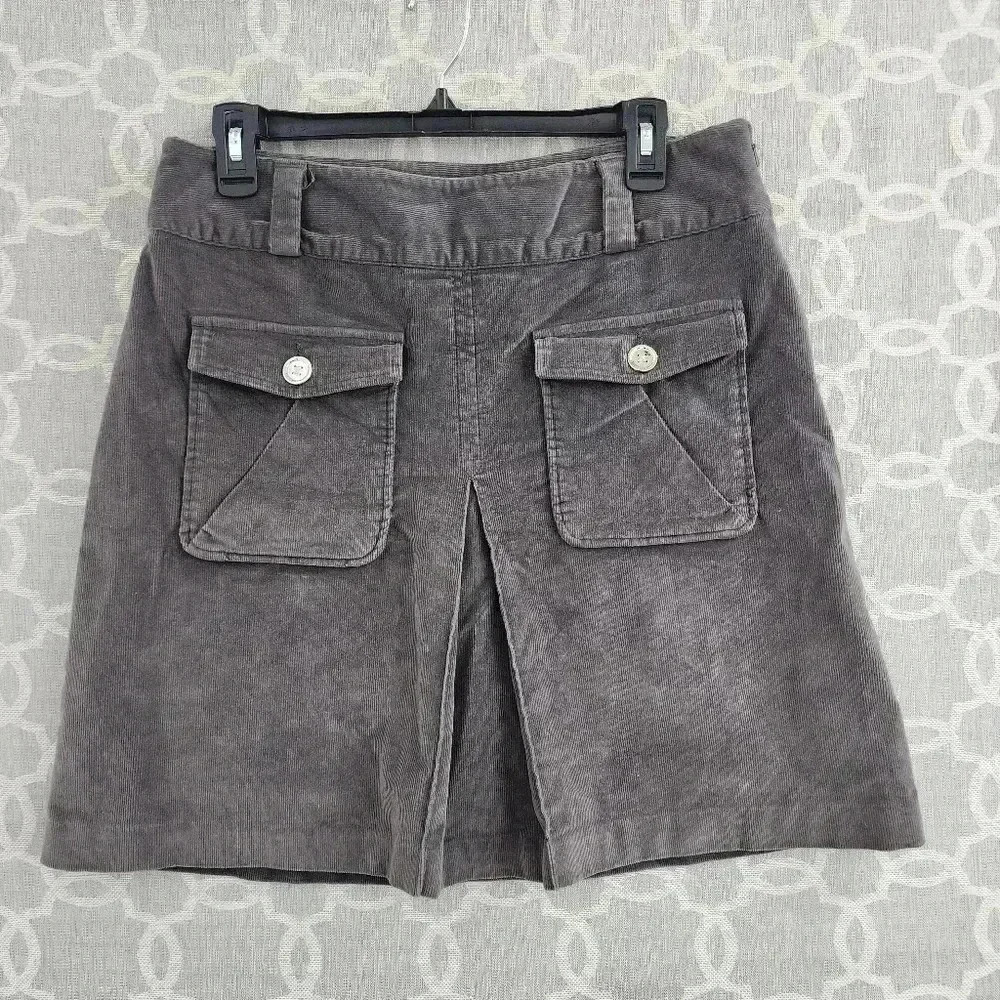 Vintage Y2k Bobby Jones Corduroy Women's Skorts Size 10 Gray